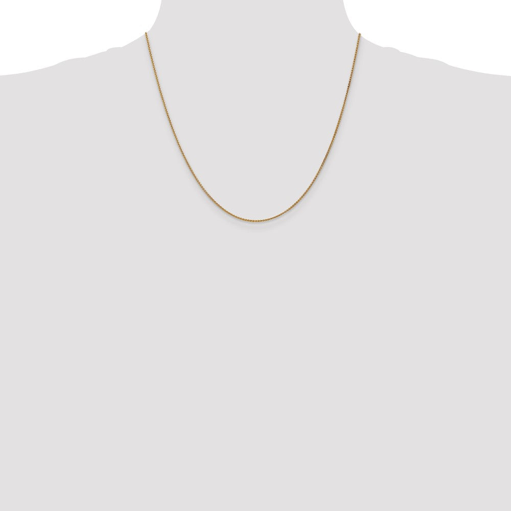 10k Yellow Gold 1.25 mm Spiga Chain (2.6 grams)