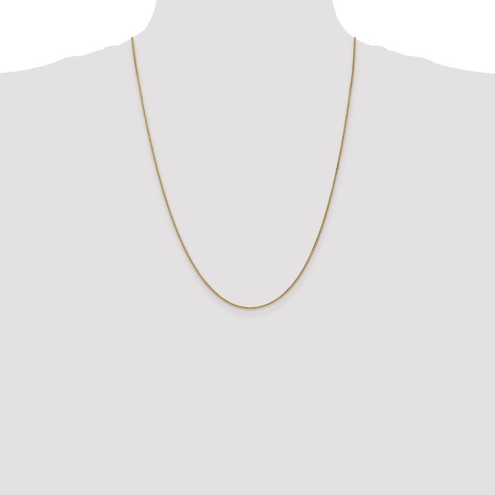 10k Yellow Gold 1.25 mm Spiga Chain (2.6 grams)