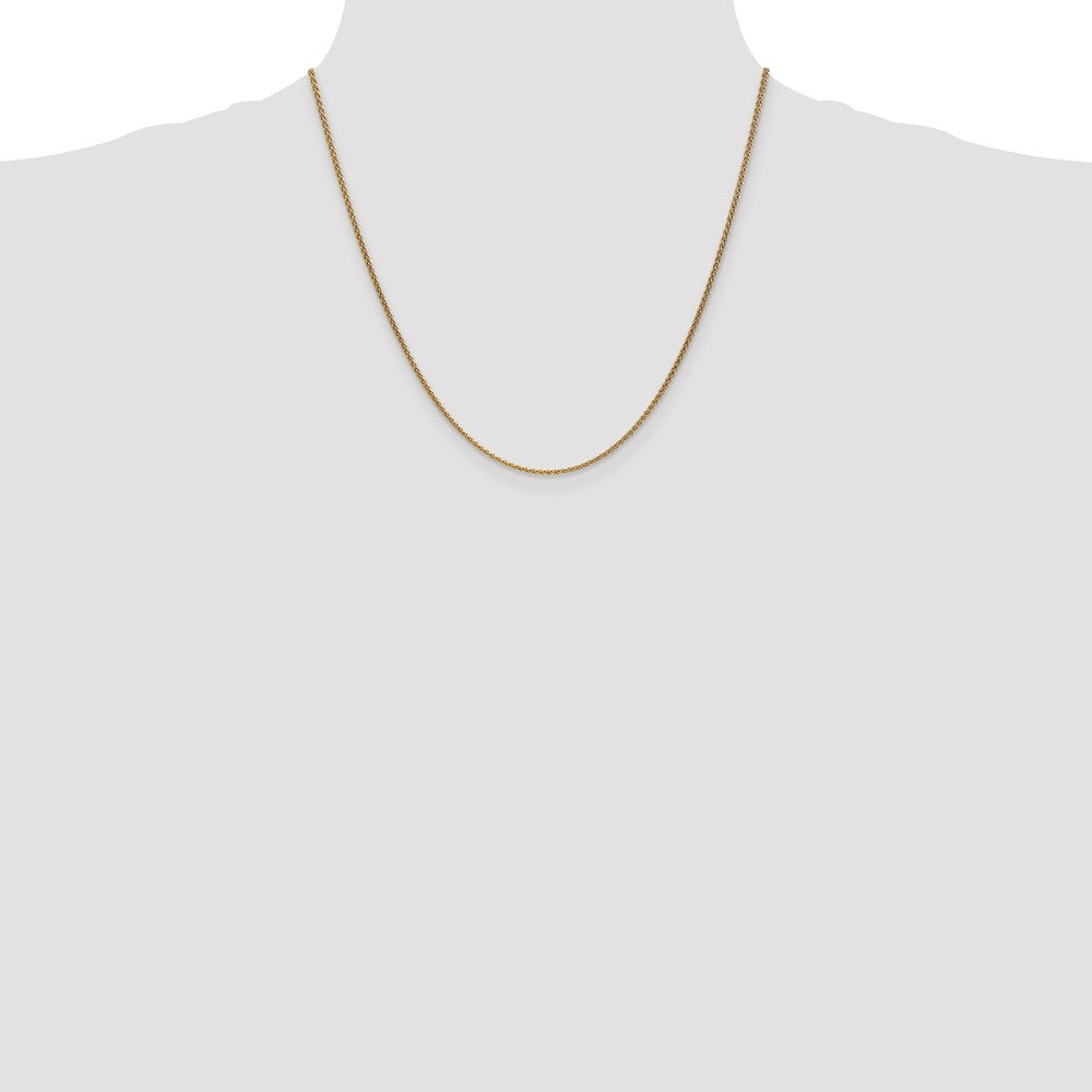 10k Yellow Gold 1.7 mm Spiga Chain (4.35 grams)