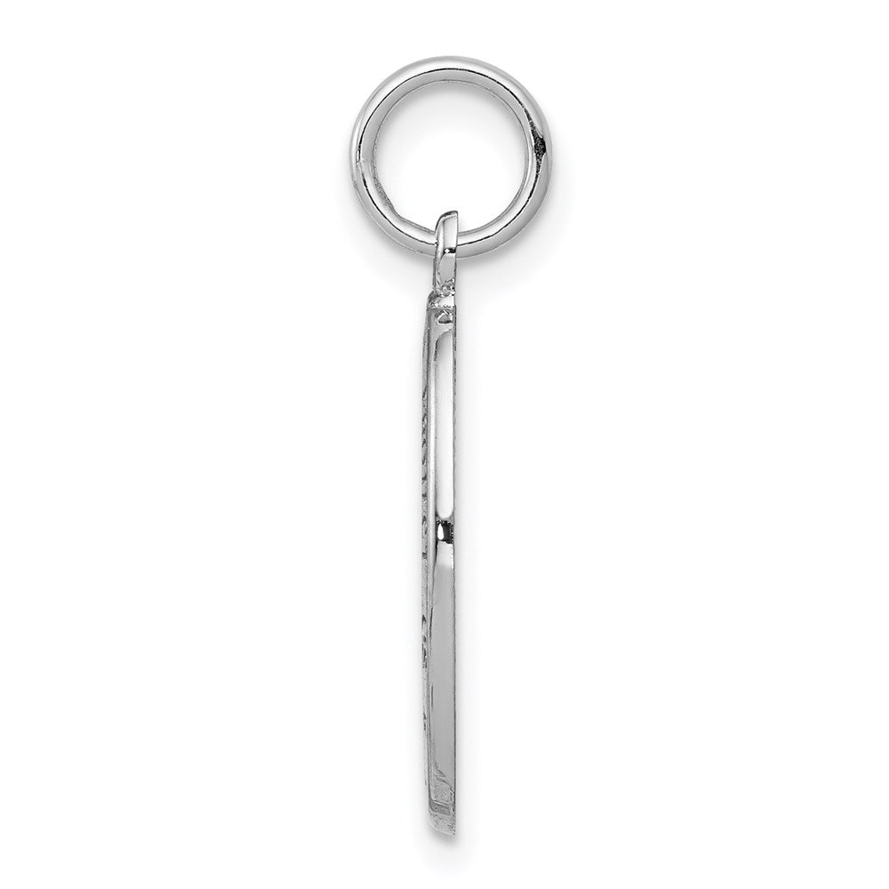 10k White Gold 11 mm St. Christopher Medal (1.31 grams)