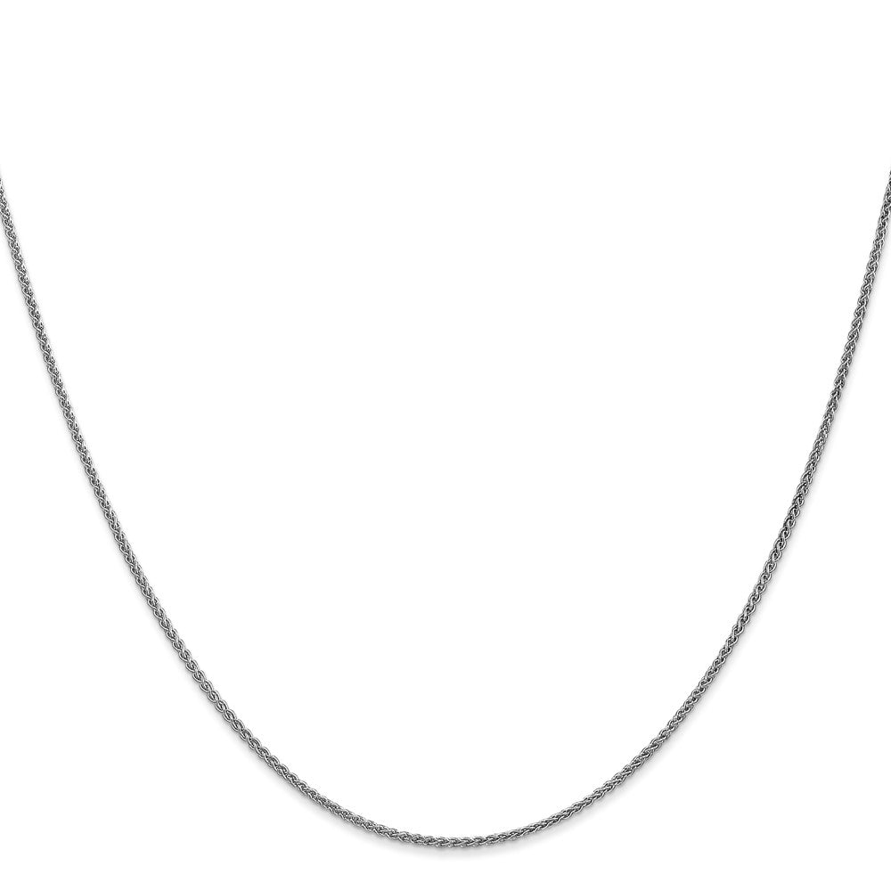 10k White Gold 1.25 mm Spiga Chain (2.75 grams)