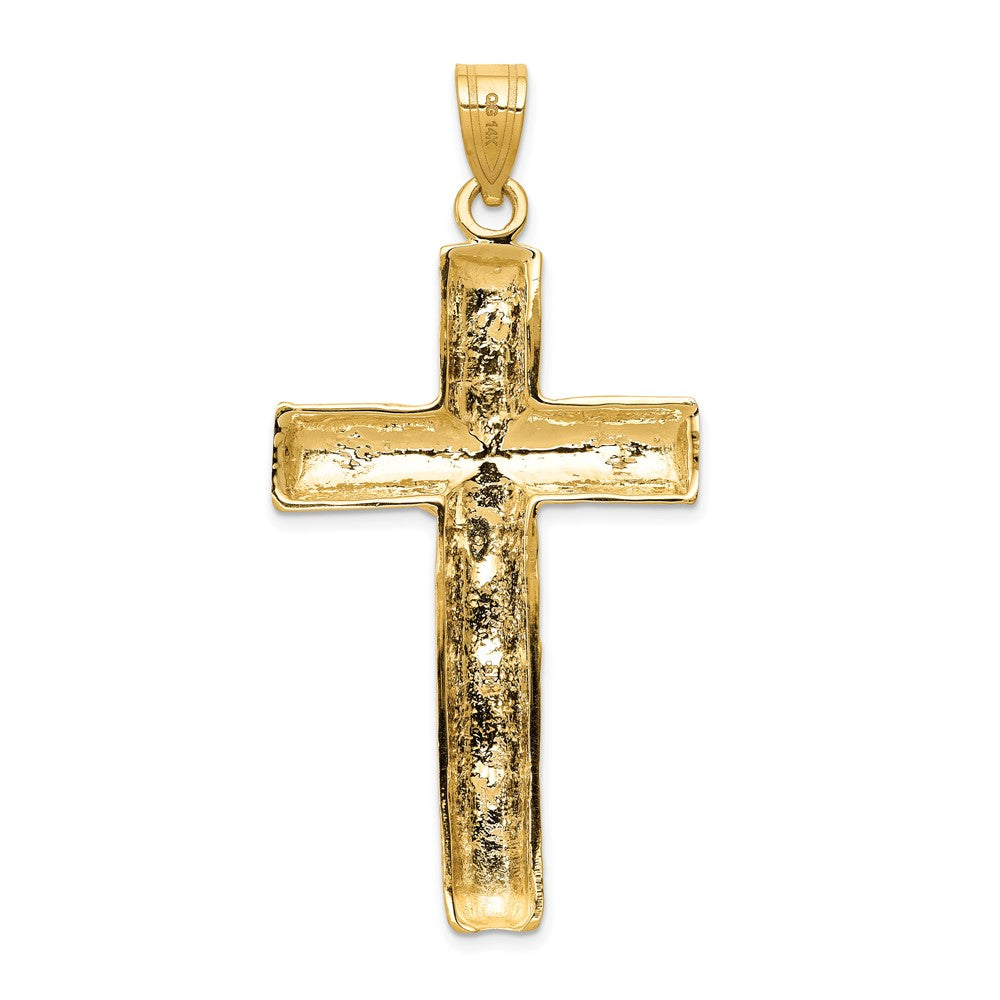 10k Yellow Gold 30 mm Jesus Crucifix Charm (6.06 grams)