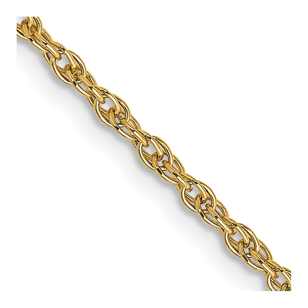14K 1.55mm Carded Cable Rope Chain (2.65 grams)