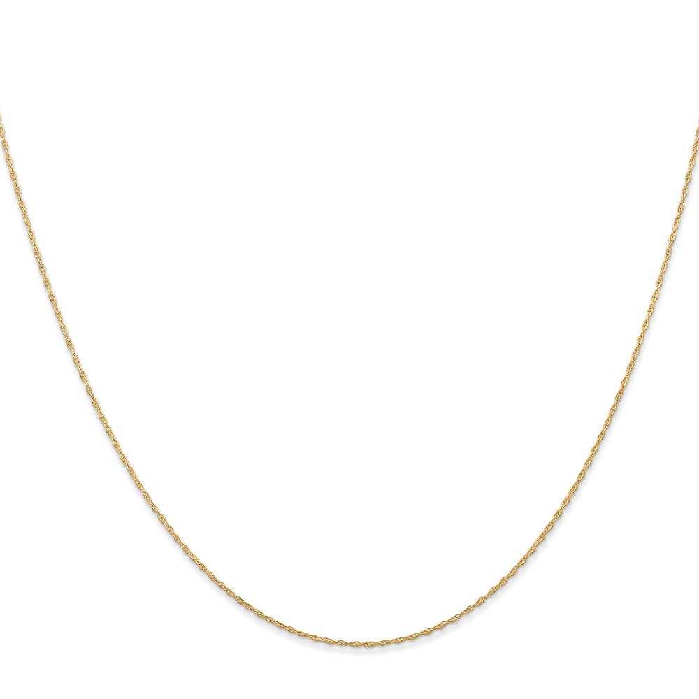 14k .5 mm Carded Cable Rope Chain (0.31 grams)