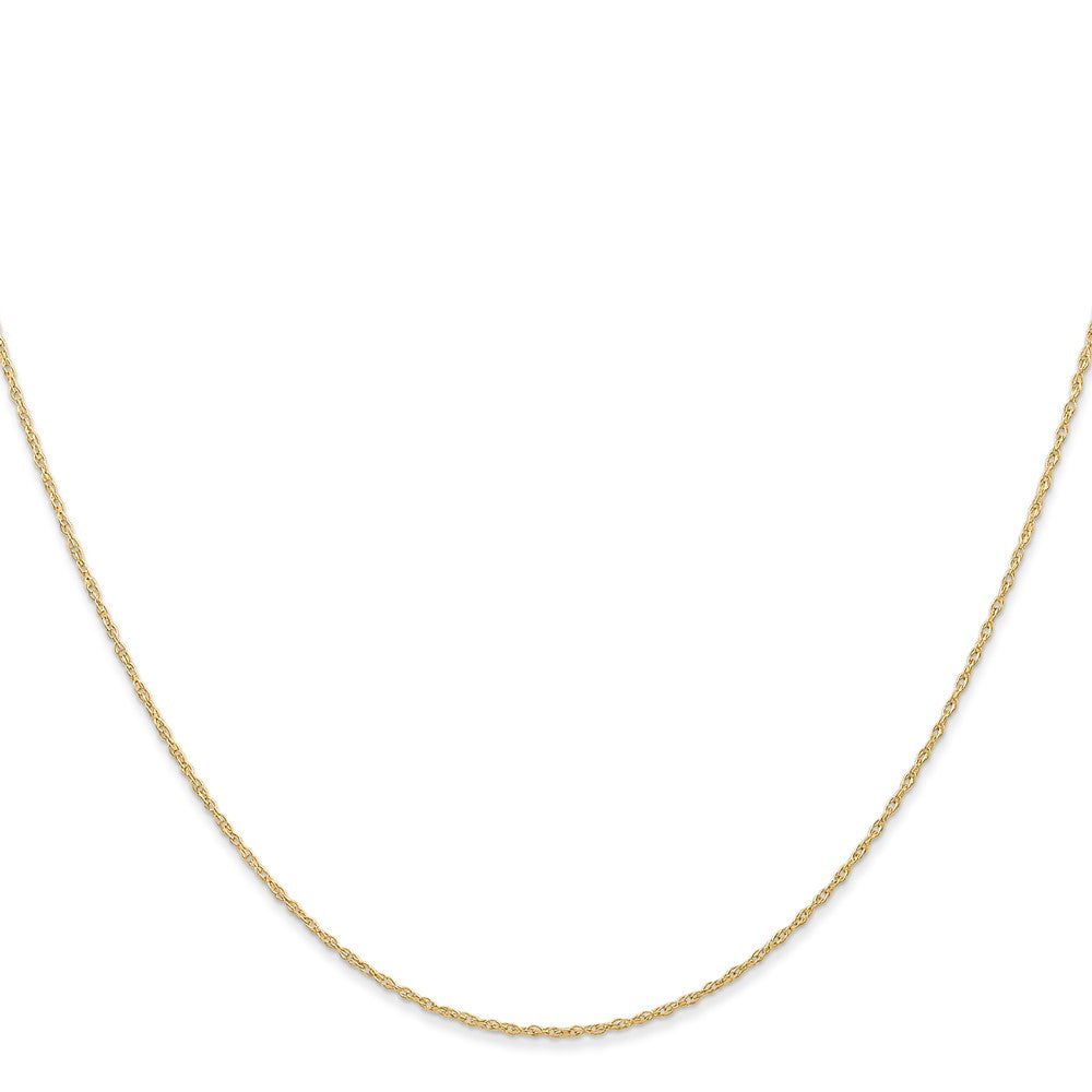 14k .6 mm Carded Cable Rope Chain (0.38 grams)