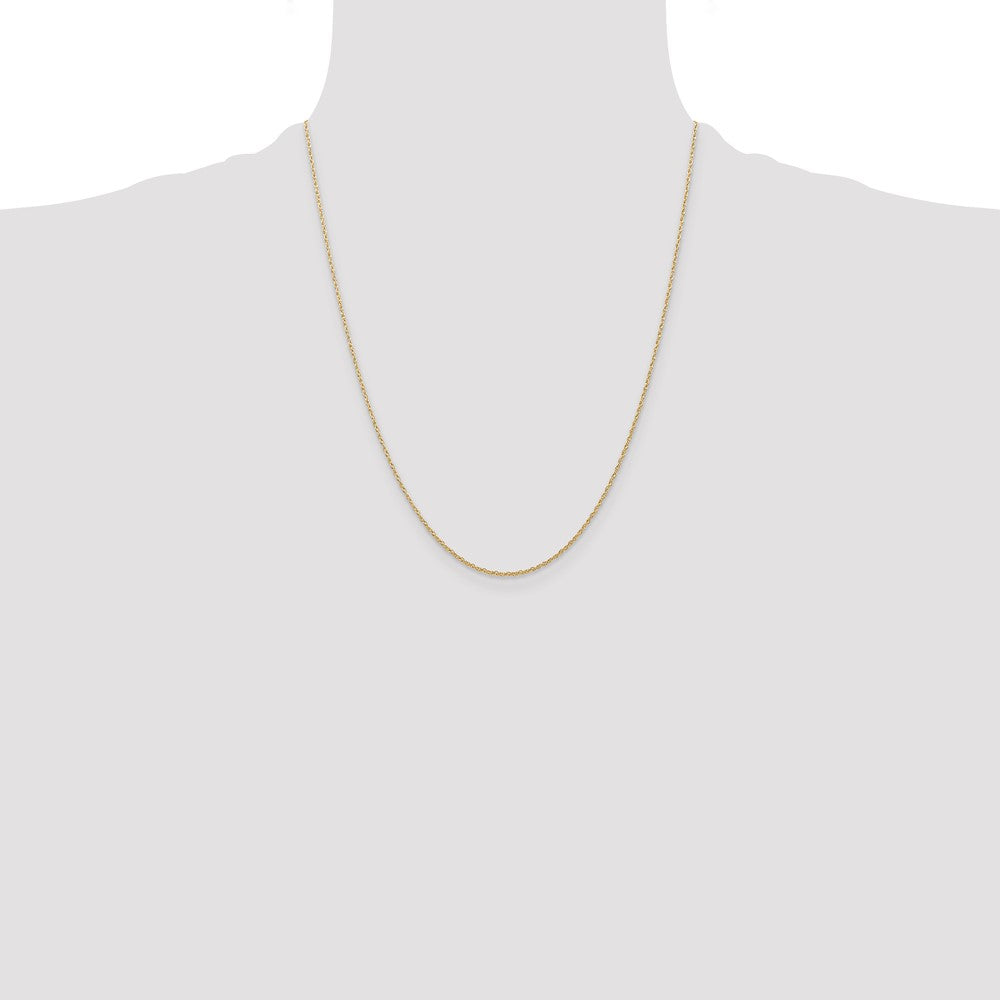14k .7 mm Carded Cable Rope Chain (0.66 grams)