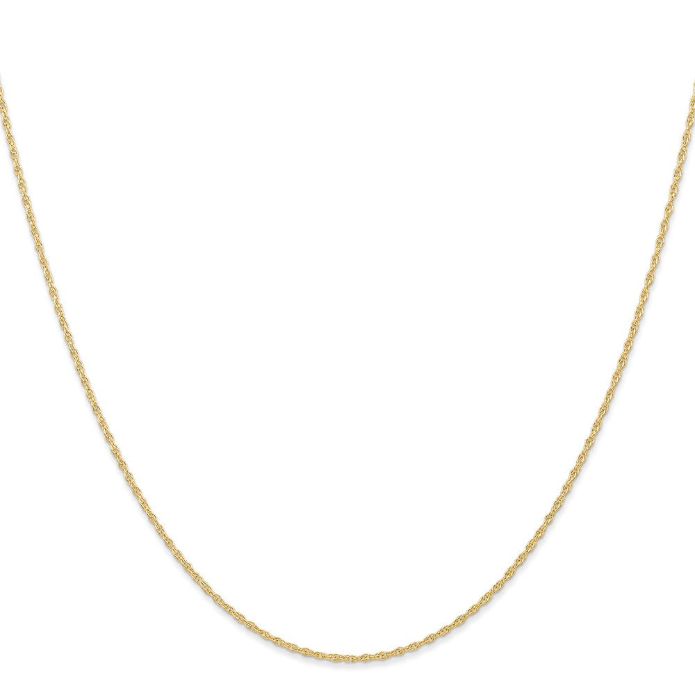 14k .95 mm Carded Cable Rope Chain (0.77 grams)