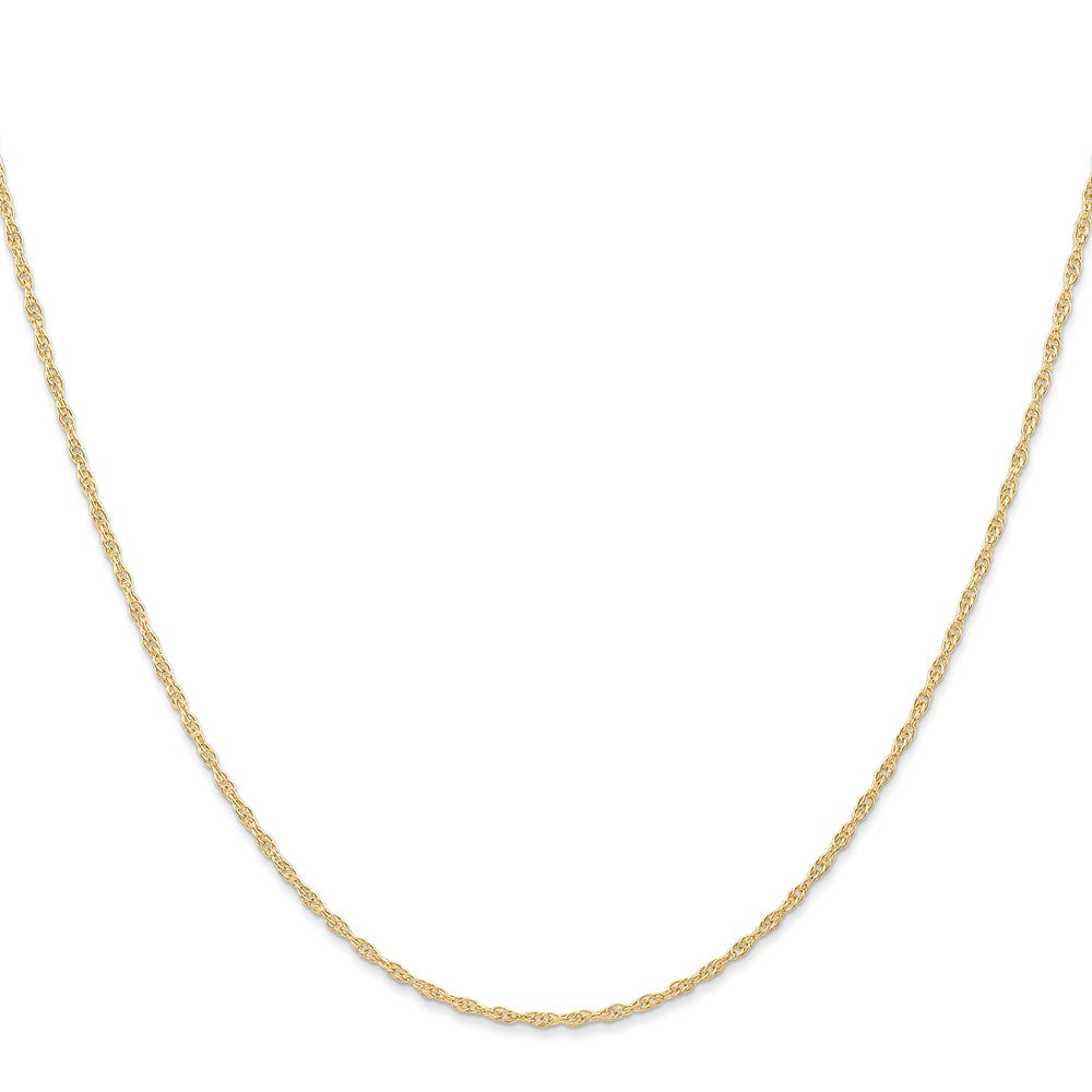 14K 1.15mm Carded Cable Rope Chain (1.79 grams)