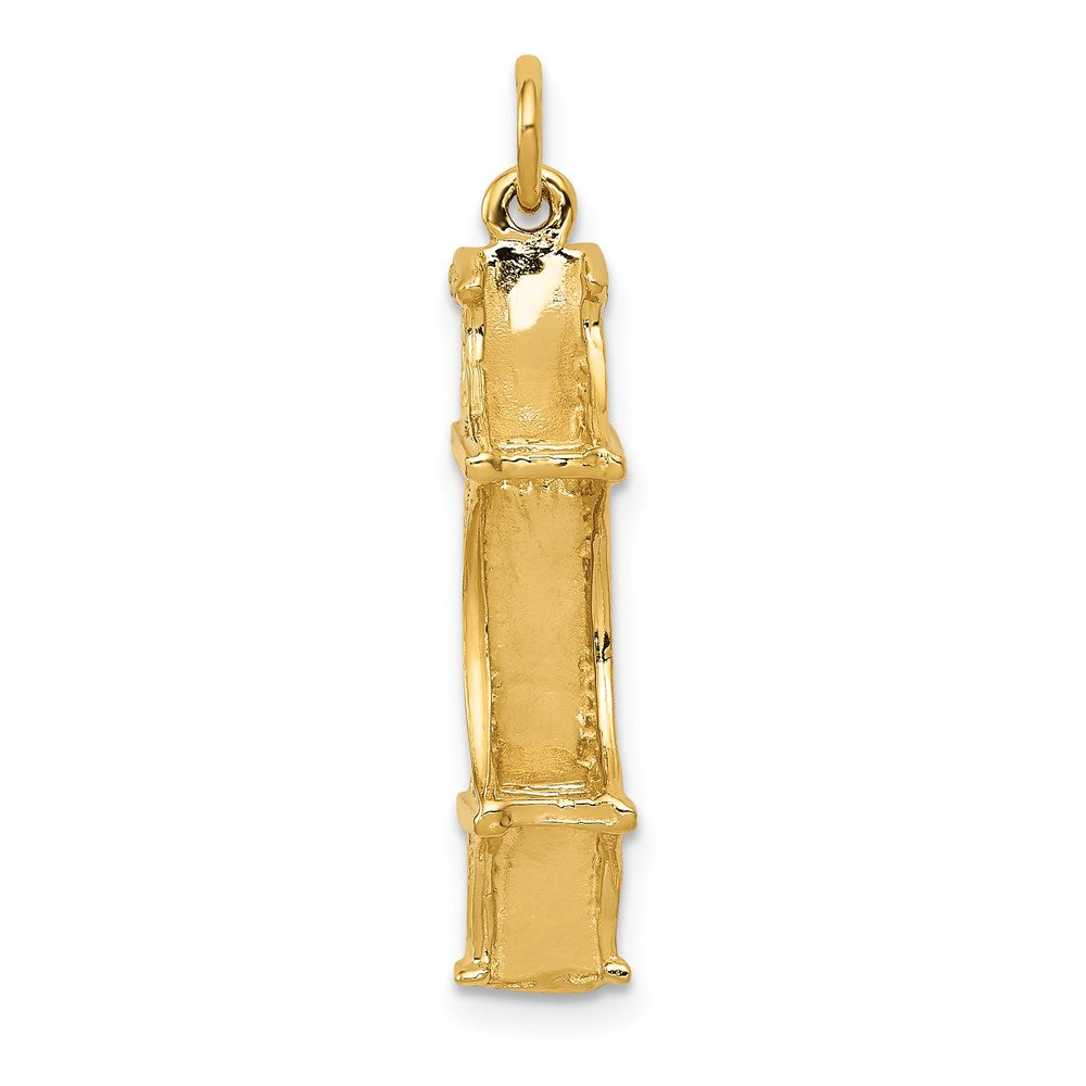 14k Yellow Gold 8.5 mm 3D Golden Gate Bridge Charm (3.13 grams)