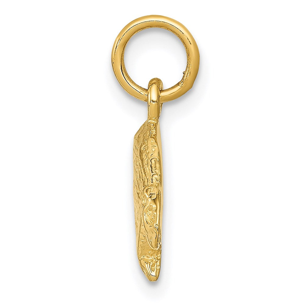 14k Yellow Gold 22 mm Beaver Charm (1.58 grams)