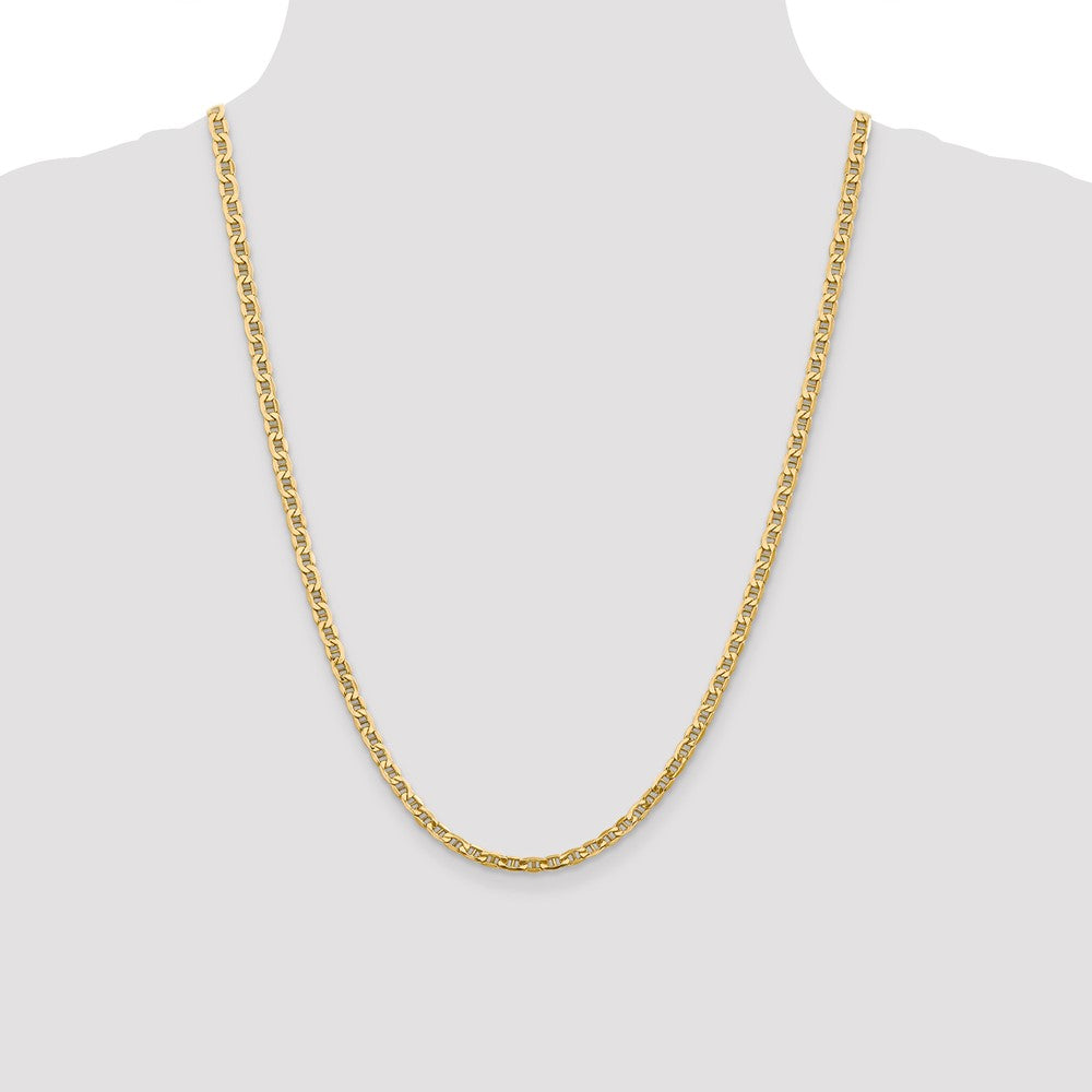 14k 4mm Semi-Solid Anchor Chain (5.50 grams)