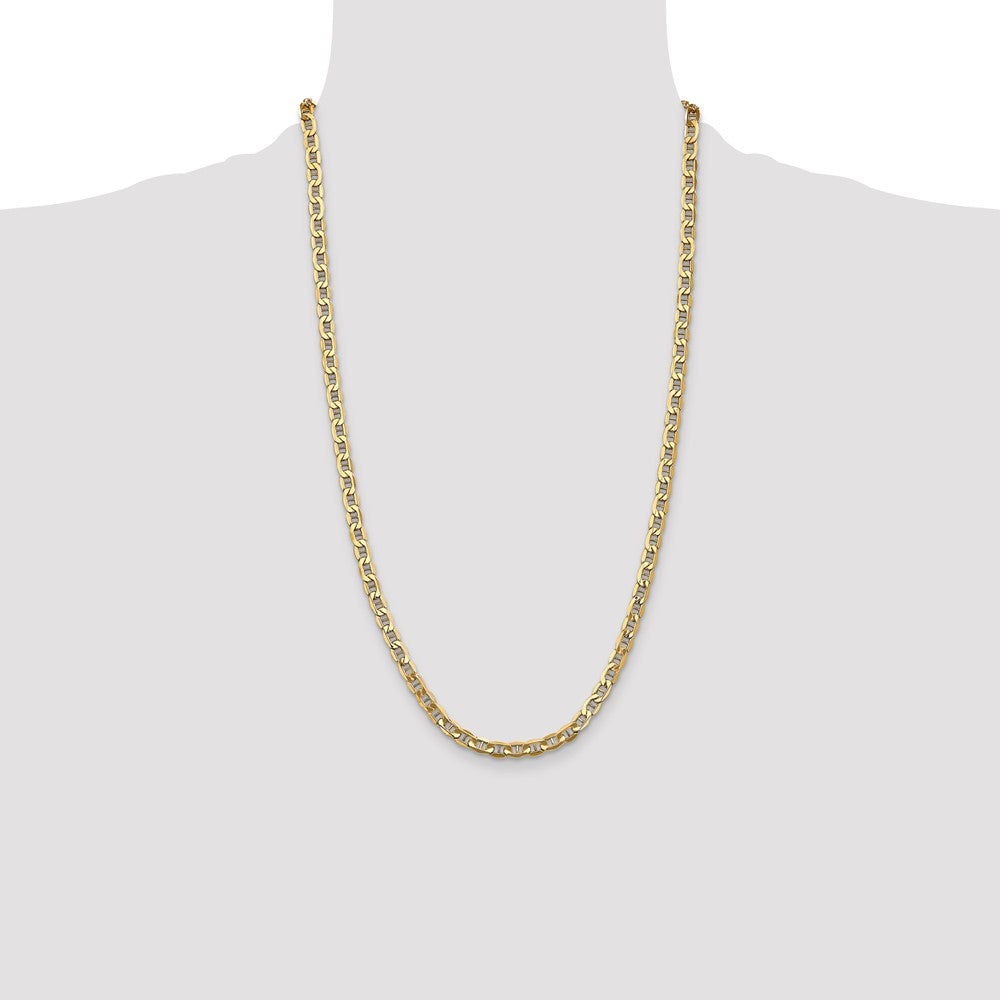 14k 4.75mm Semi-Solid Anchor Chain (8.65 grams)
