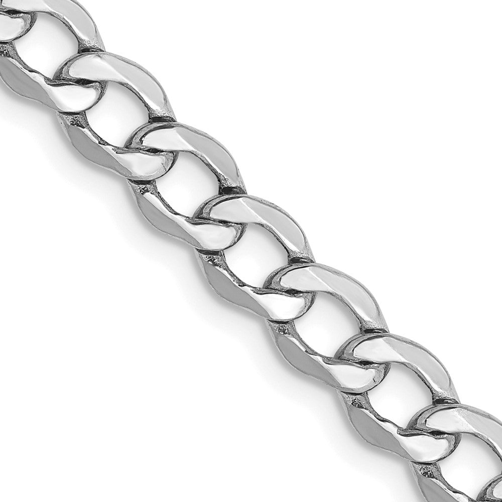 14k WG 5.25mm Semi-Solid Curb Chain (6.64 grams)