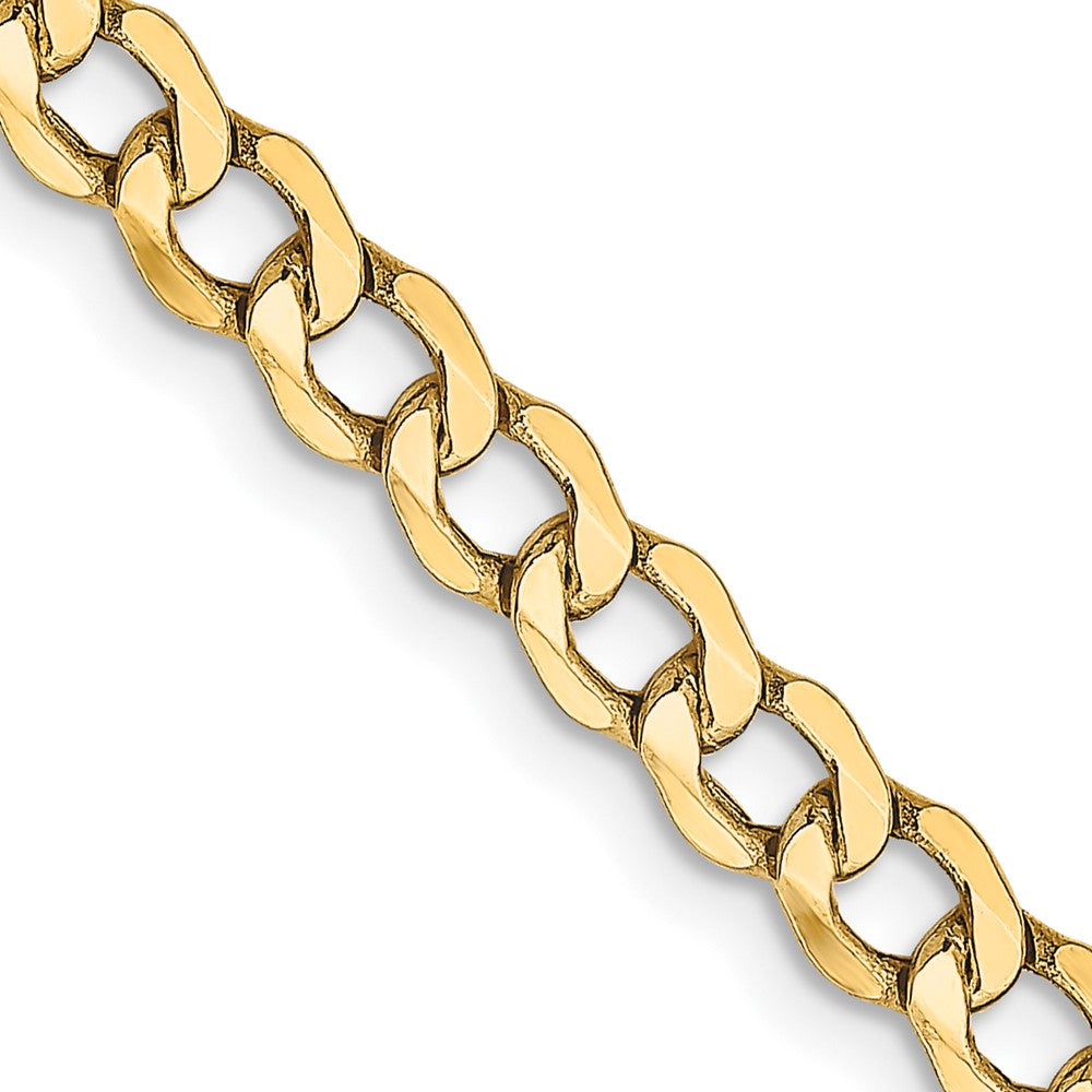 14k 4.3mm Semi-Solid Curb Chain (4.77 grams)