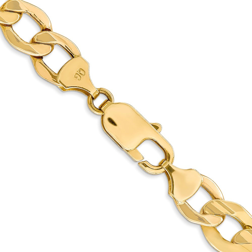 14k 9mm Semi-Solid Curb Chain (23.34 grams)