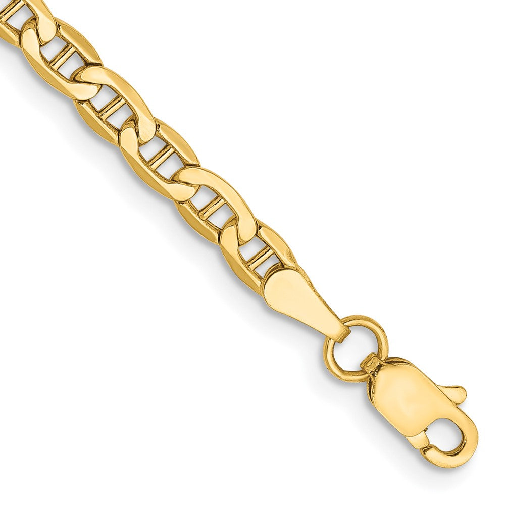 14k Yellow Gold 3.20mm Anchor Chain Bracelet (2.13 grams)