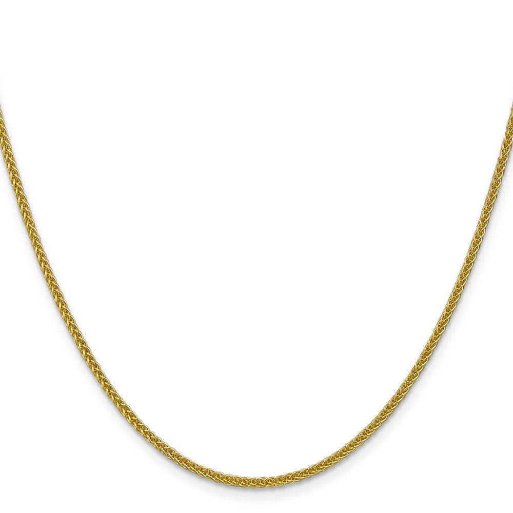 14k 2mm Semi-solid 3-Wire Wheat Chain (2.57 grams)