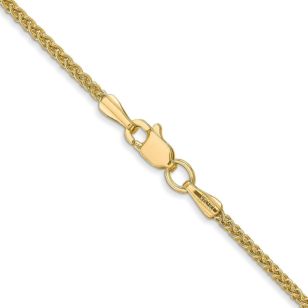 14k 1.55mm Semi-Solid Wheat Chain (2.19 grams)