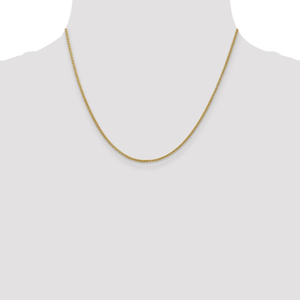 14k 1.55mm Semi-Solid Wheat Chain (2.19 grams)