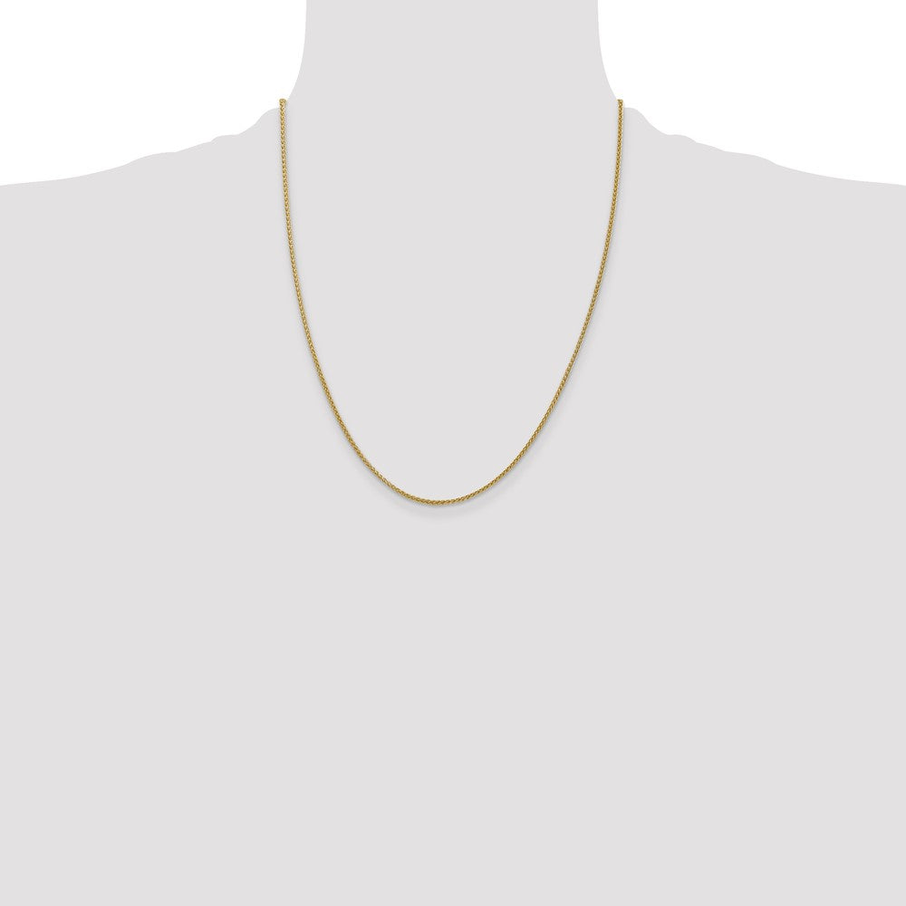 14k 1.55mm Semi-Solid Wheat Chain (2.19 grams)