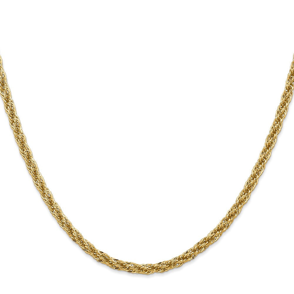 14k 3.3mm D/C Semi-Solid Chain (4.72 grams)
