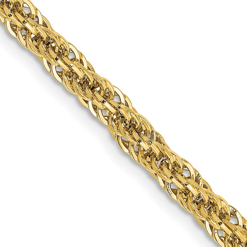 14k 3.3mm D/C Semi-Solid Chain (4.72 grams)