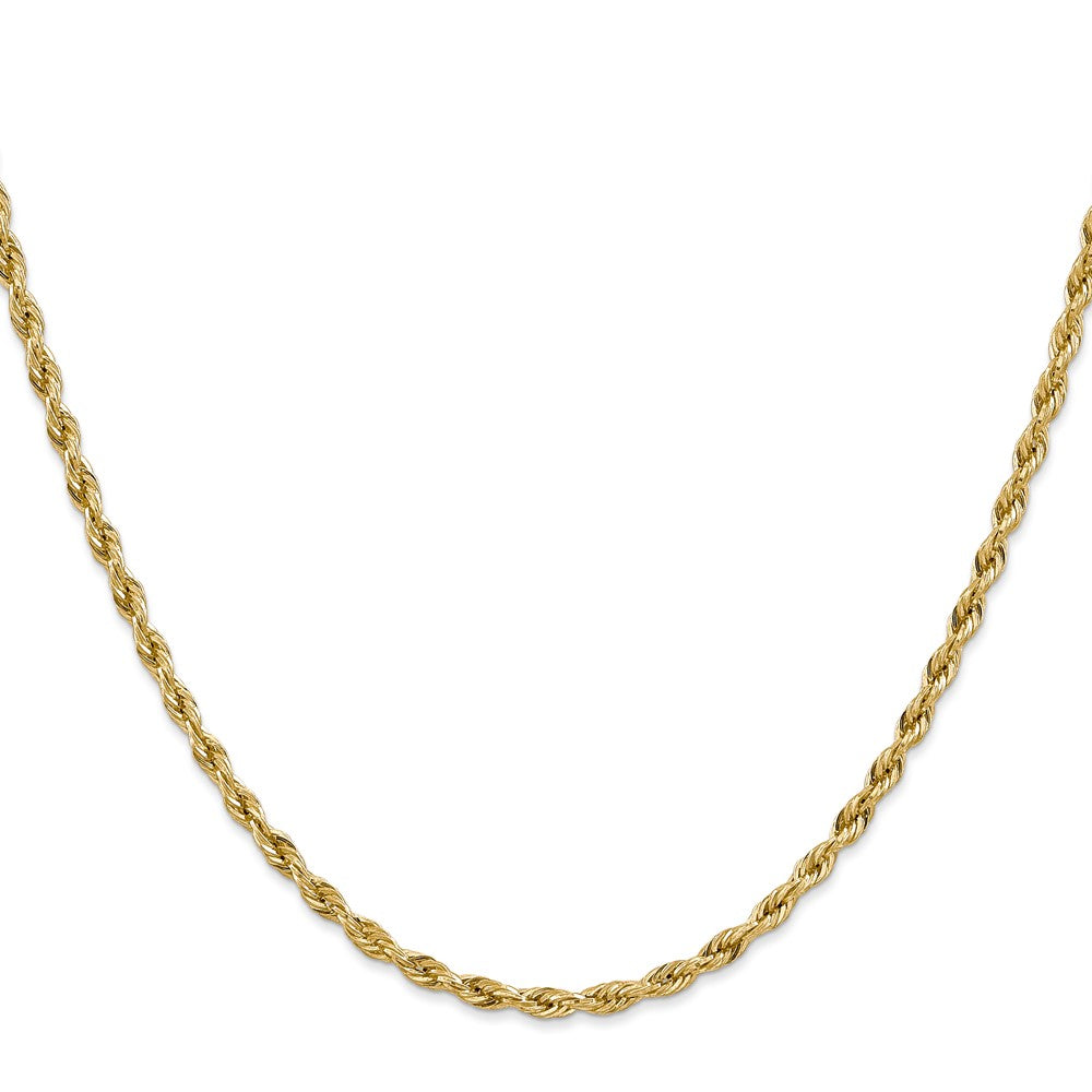 14ky 3.0mm Semi-Solid Rope Chain (2.85 grams)
