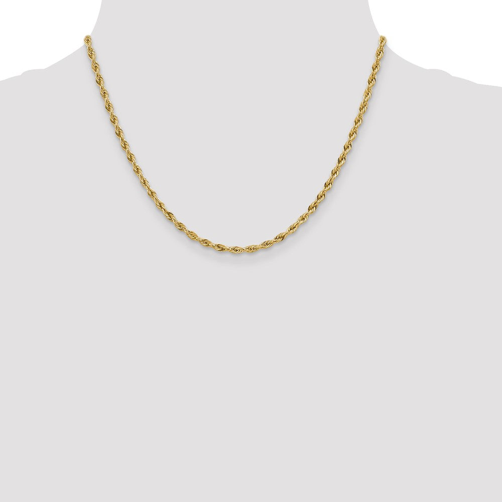 14ky 3.0mm Semi-Solid Rope Chain (2.85 grams)