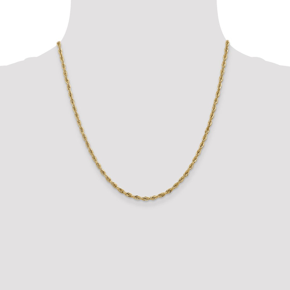 14ky 2.8mm Semi-Solid Rope Chain (2.48 grams)