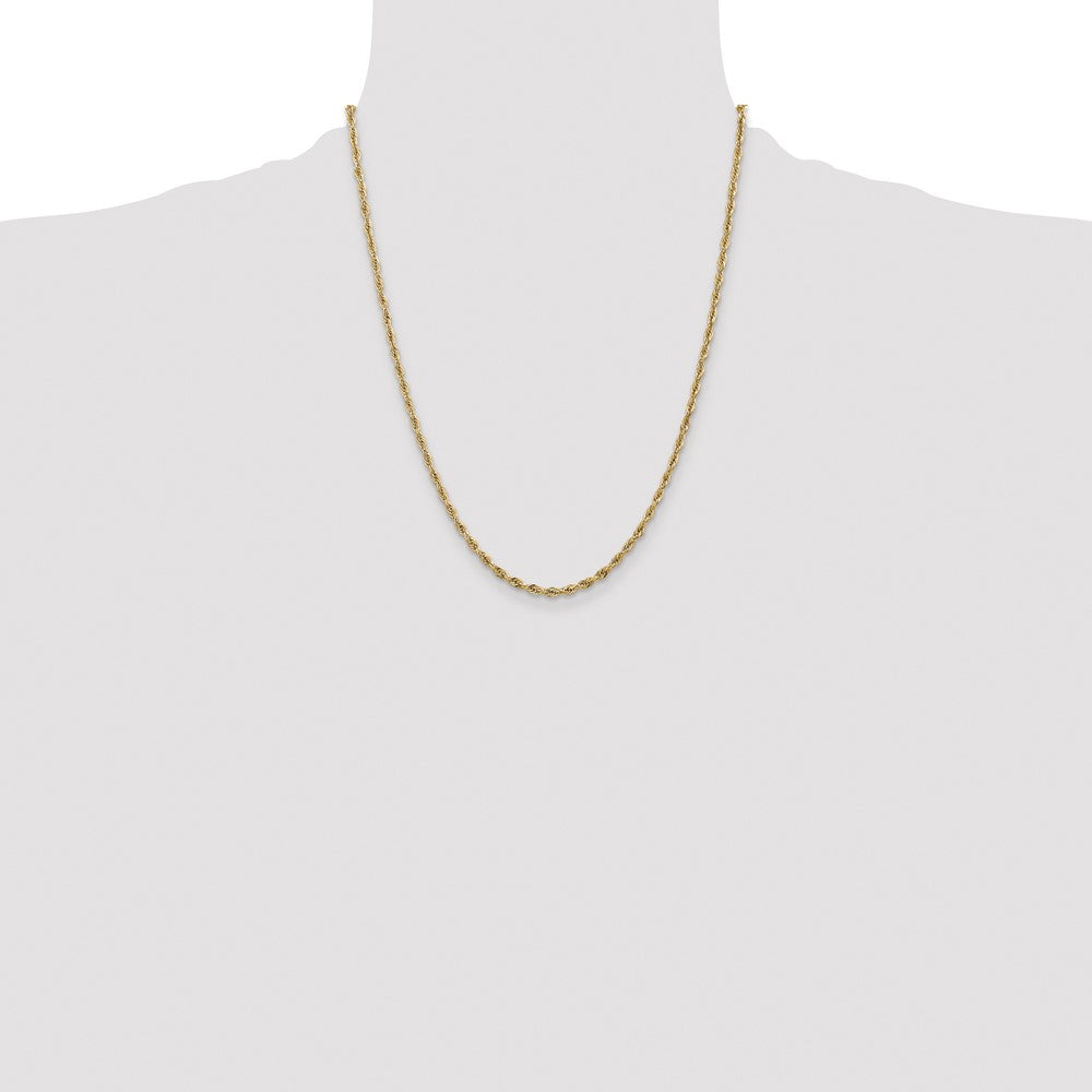14ky 2.8mm Semi-Solid Rope Chain (2.48 grams)