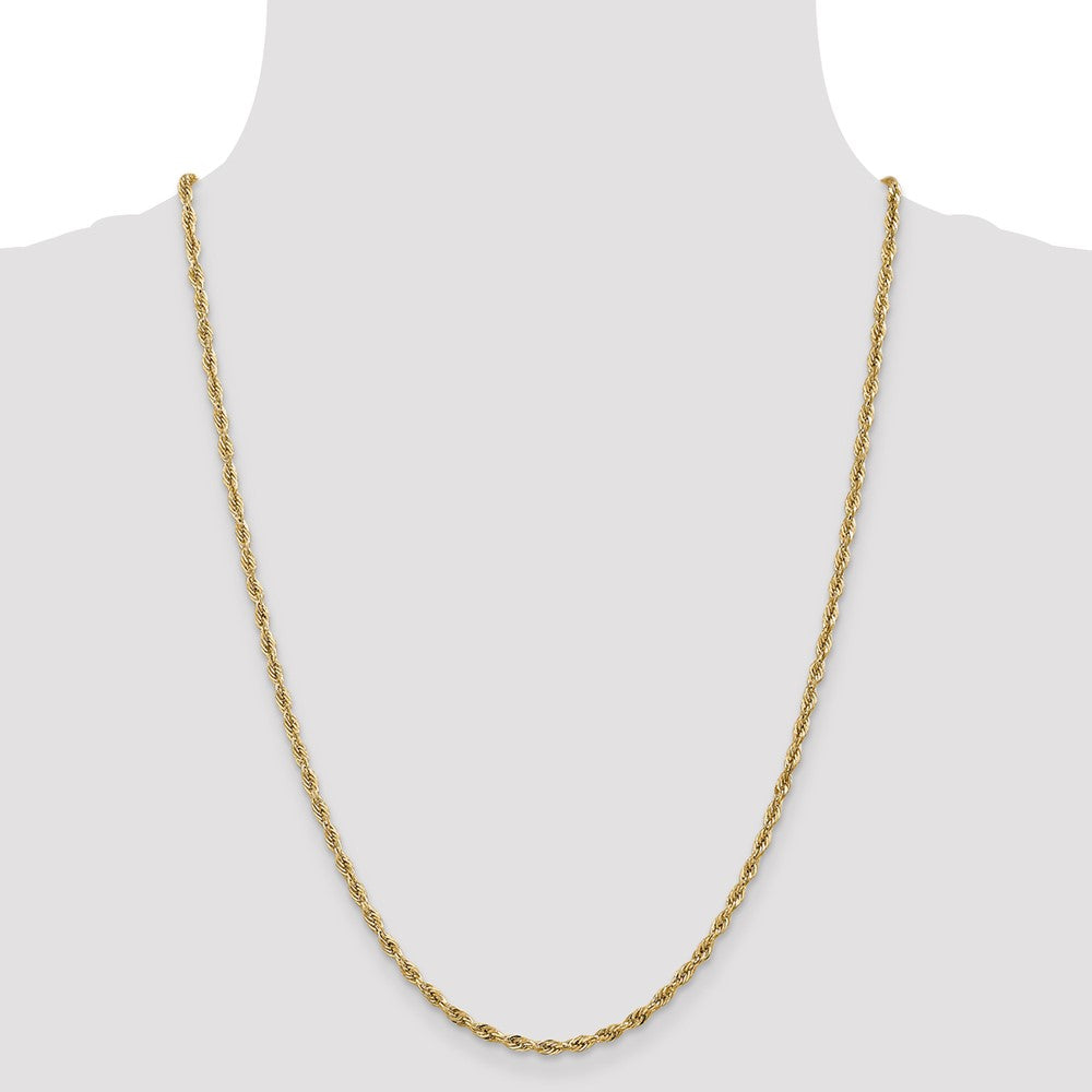 14ky 2.8mm Semi-Solid Rope Chain (2.48 grams)