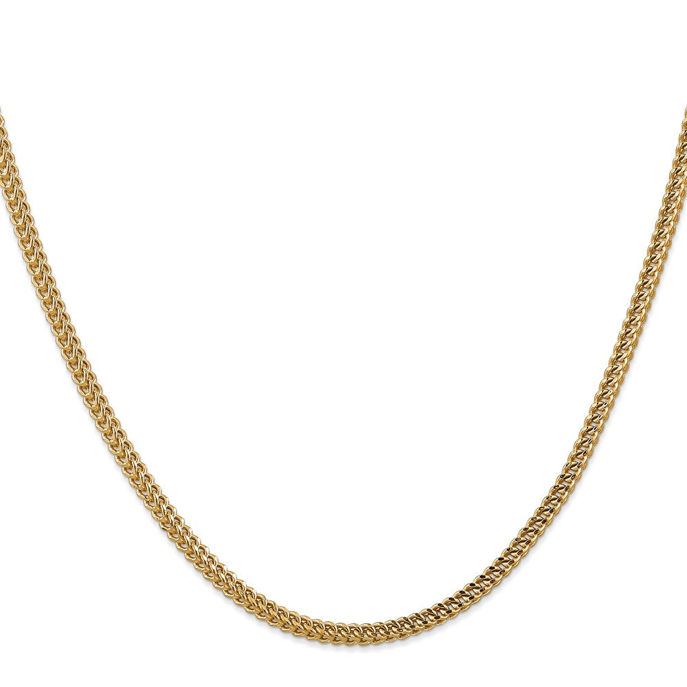 14k 3mm Semi-Solid Franco Chain (9.38 grams)