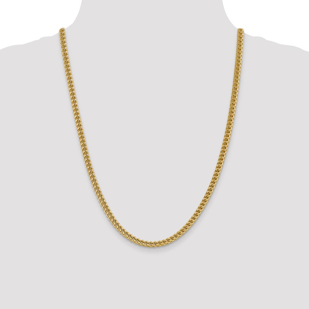 14k 4.5mm Semi-Solid Franco Chain (24.71 grams)