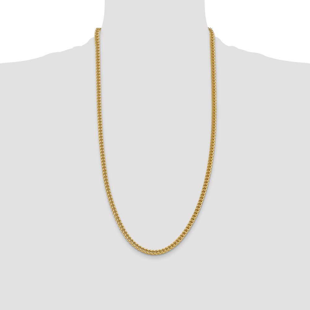 14k 4.5mm Semi-Solid Franco Chain (24.71 grams)