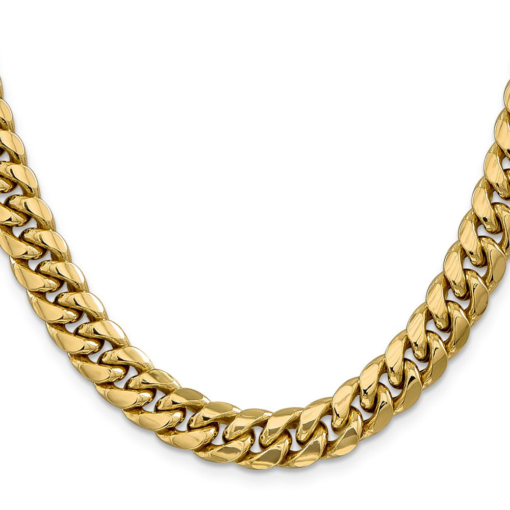 14k 9.3mm Semi-Solid Miami Cuban Chain (45.92 grams)