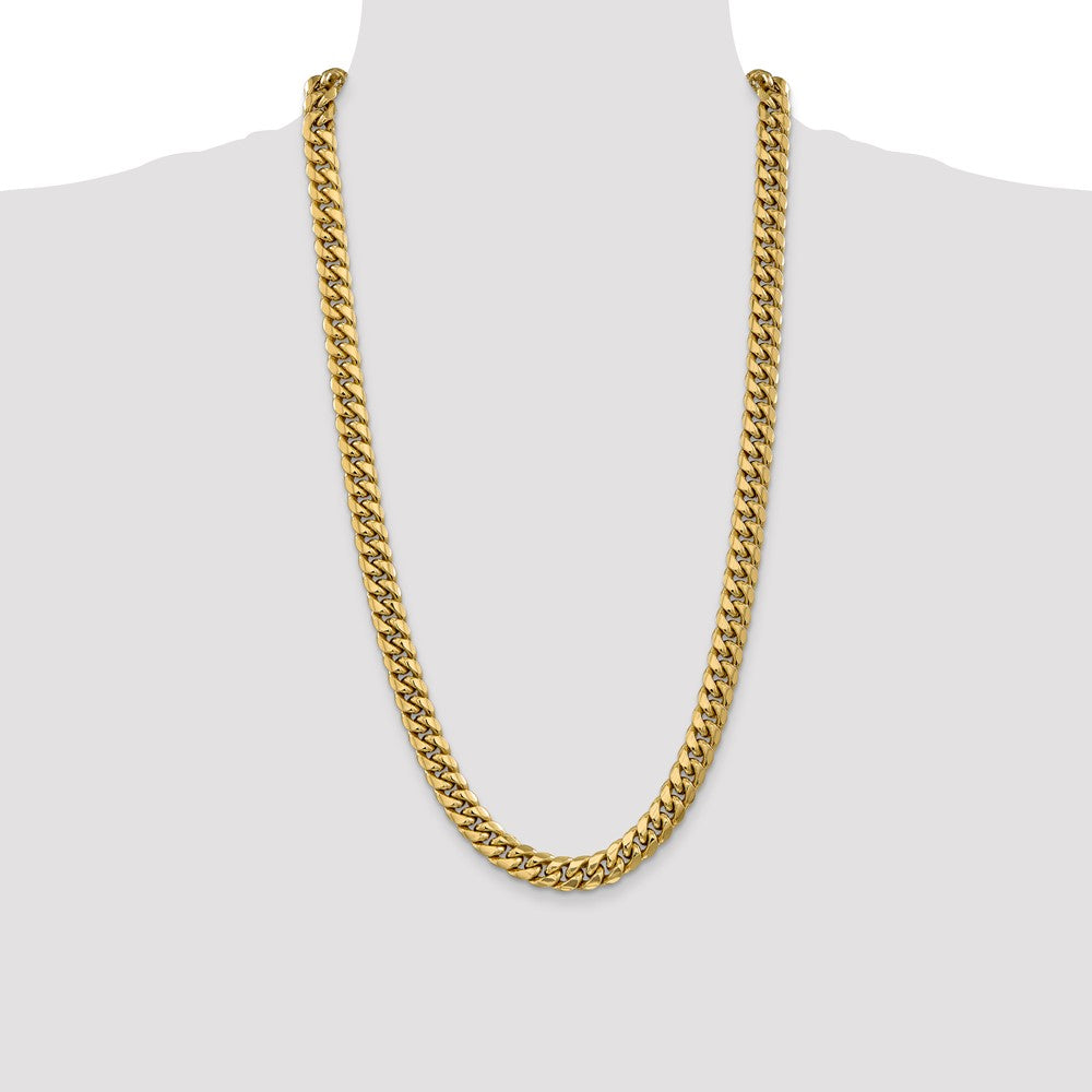 14k 9.3mm Semi-Solid Miami Cuban Chain (45.92 grams)