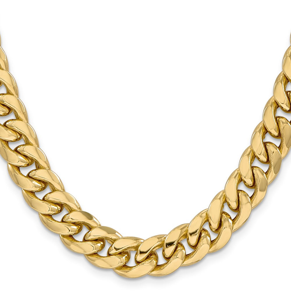 14k 11mm Semi-Solid Miami Cuban Chain (71.88 grams)