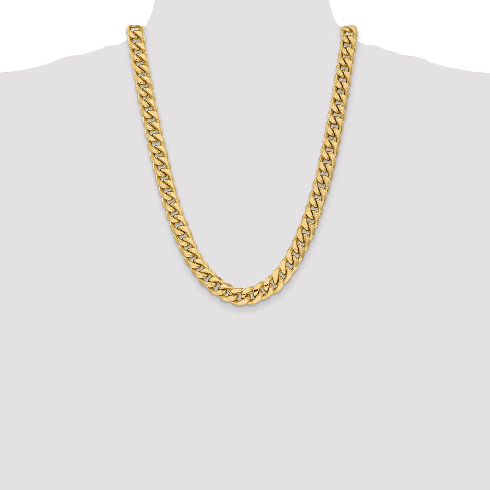 14k 11mm Semi-Solid Miami Cuban Chain (71.88 grams)