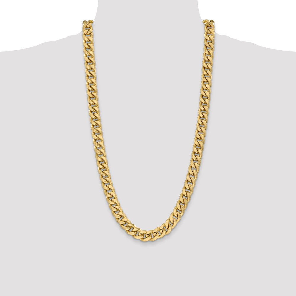 14k 11mm Semi-Solid Miami Cuban Chain (71.88 grams)