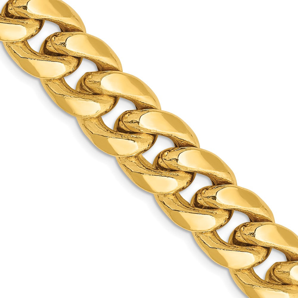 14k 11mm Semi-Solid Miami Cuban Chain (71.88 grams)