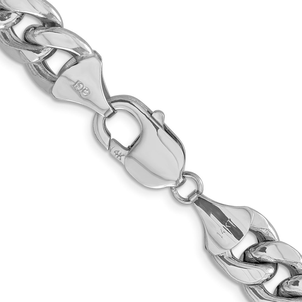 14k WG 11mm Semi-Solid Miami Cuban Chain (72.45 grams)
