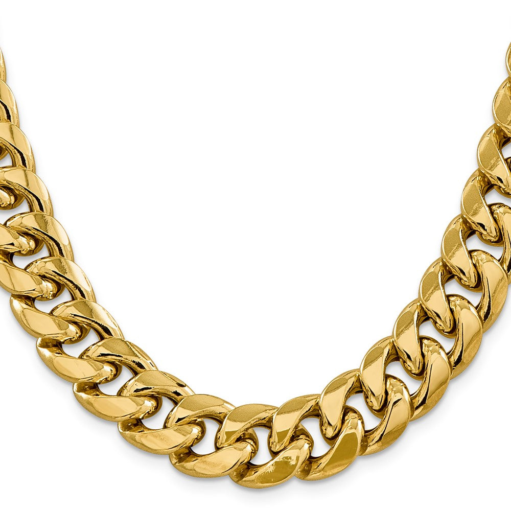 14k 15mm Semi-Solid Miami Cuban Chain (144.05 grams)