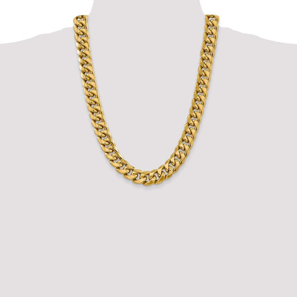 14k 15mm Semi-Solid Miami Cuban Chain (144.05 grams)