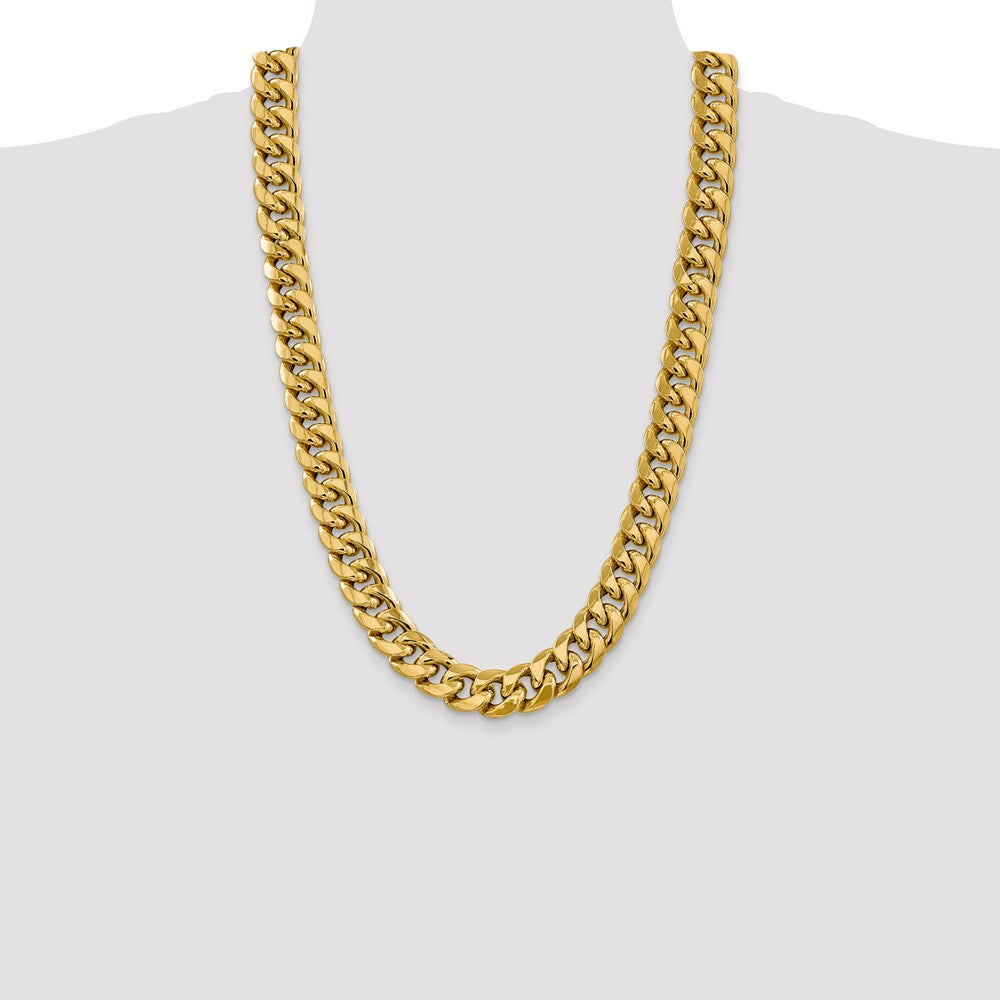 14k 15mm Semi-Solid Miami Cuban Chain (144.05 grams)