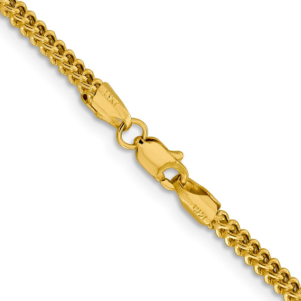 14k 2.2mm Semi-Solid Franco Chain (6.48 grams)