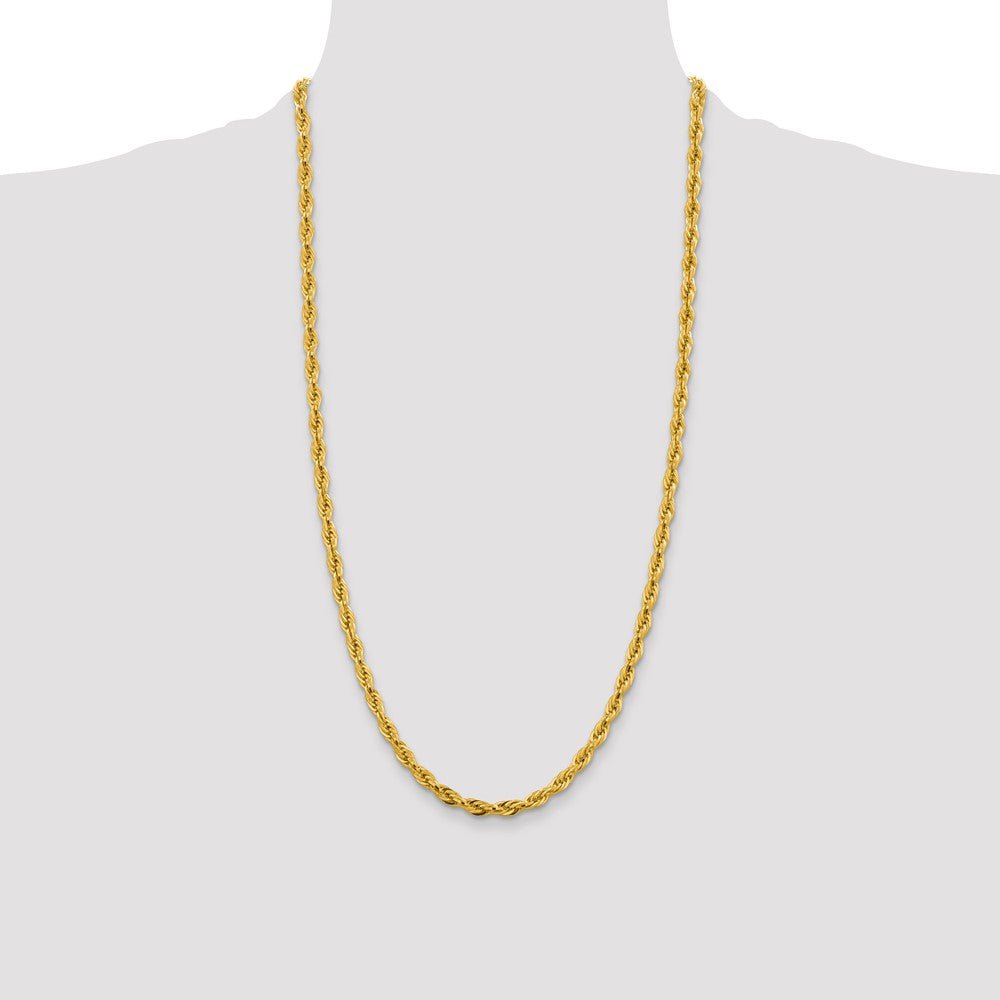 14ky 4.75mm Semi-Solid Rope Chain (6.01 grams)