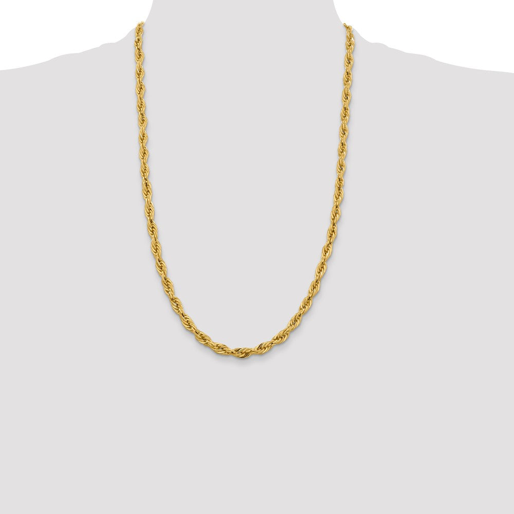 14ky 5.4mm Semi-Solid Rope Chain (7.85 grams)