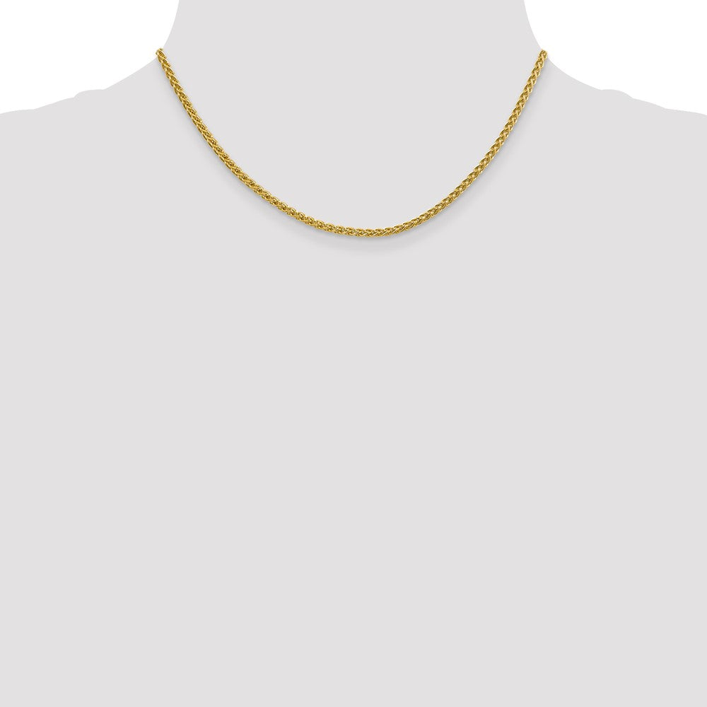 14k 2.75mm Semi-solid Wheat Chain (5.77 grams)