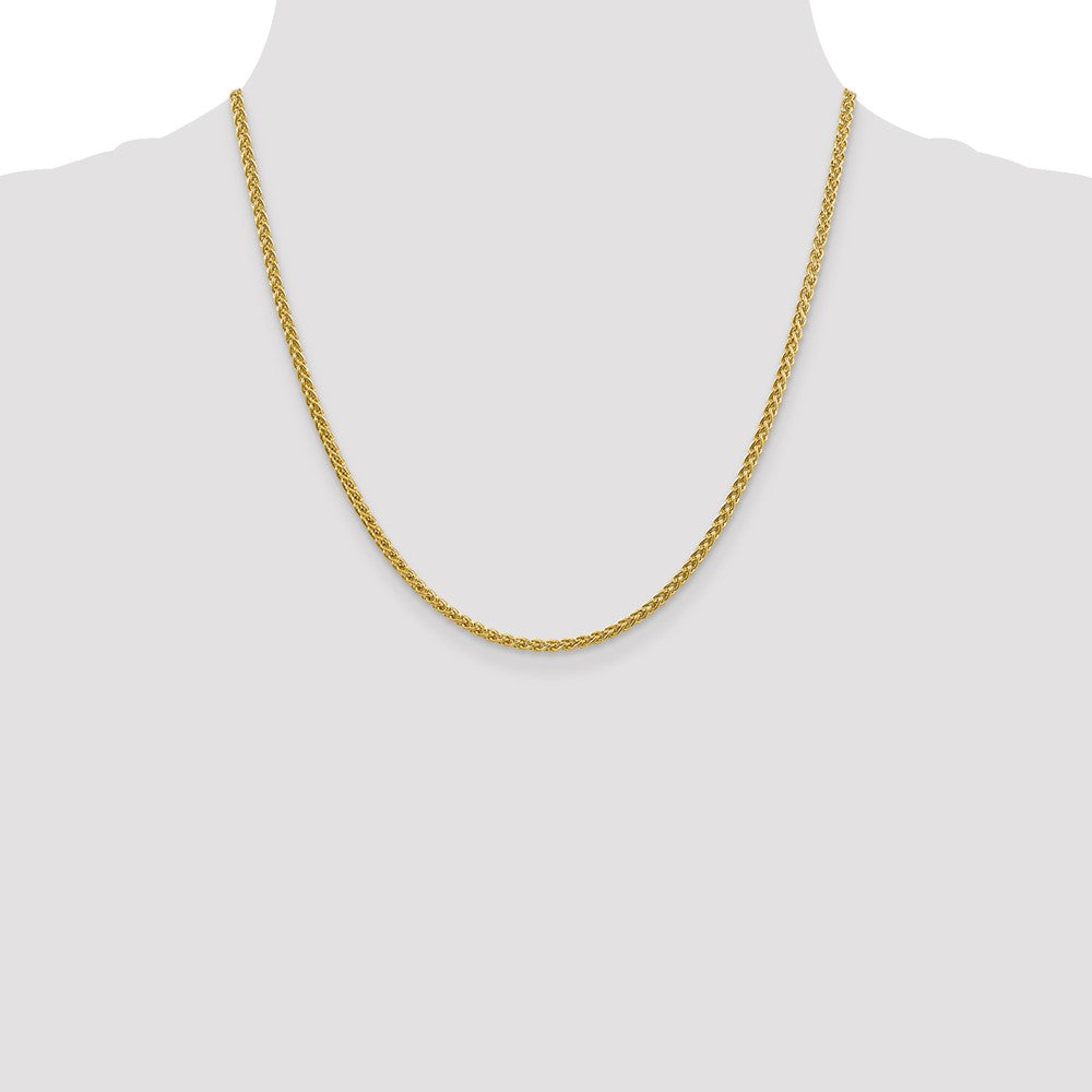 14k 2.75mm Semi-solid Wheat Chain (5.77 grams)