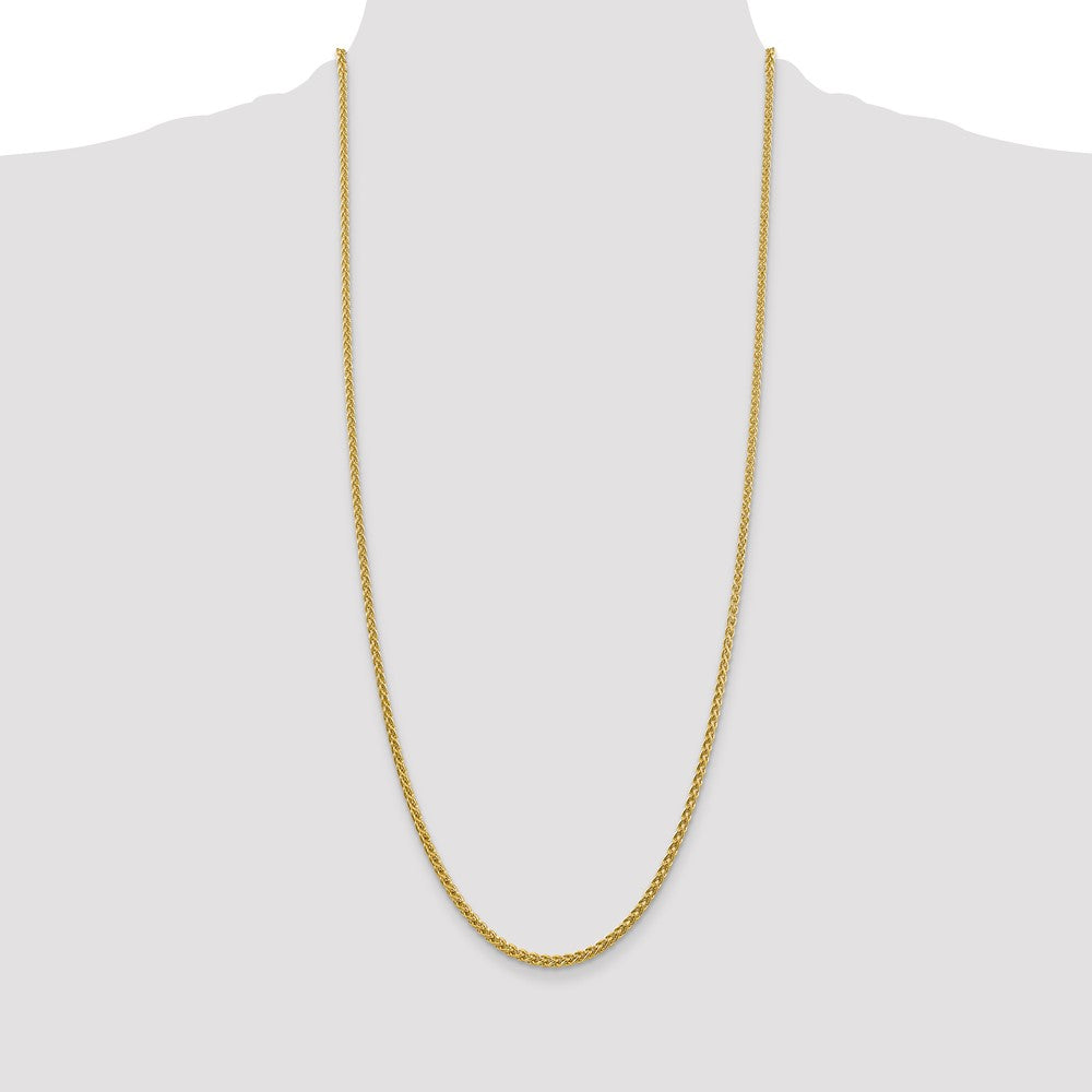 14k 2.75mm Semi-solid Wheat Chain (5.77 grams)
